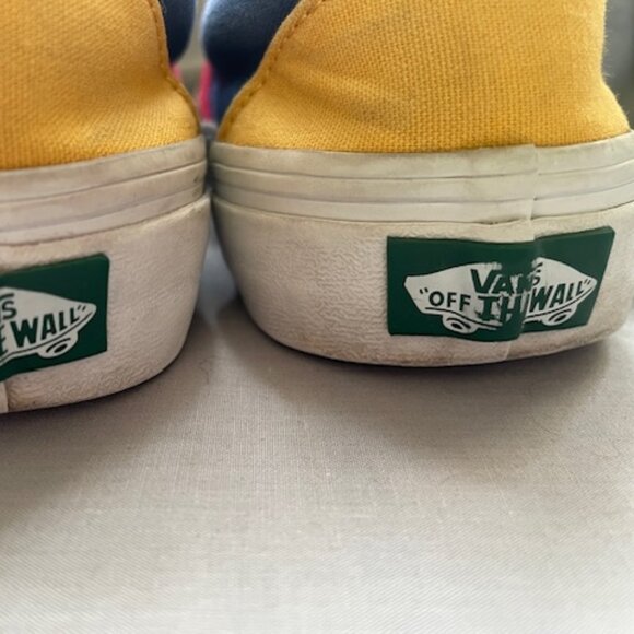 Van's Classic Slip Ons   Men's Size 6 Women's Size 7.5 Color Block - Picture 7 of 7